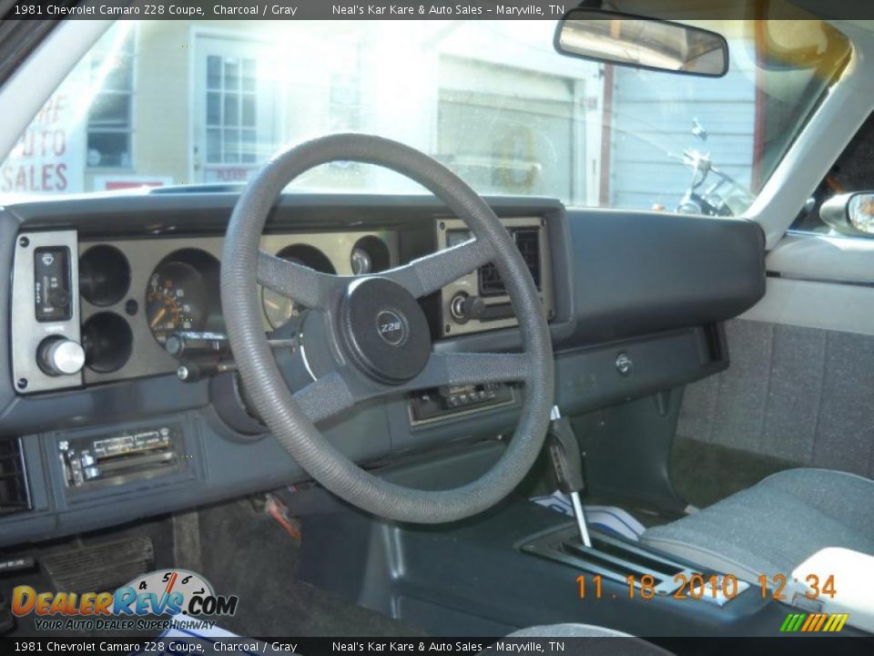 1981 Chevrolet Camaro Z28 Coupe Charcoal / Gray Photo #29