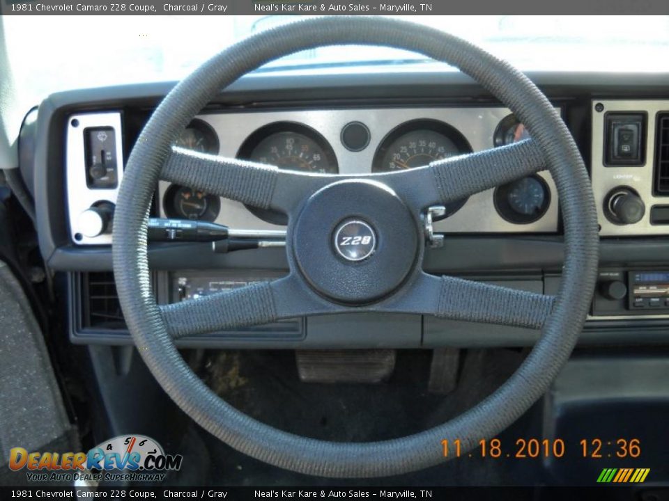 1981 Chevrolet Camaro Z28 Coupe Charcoal / Gray Photo #32