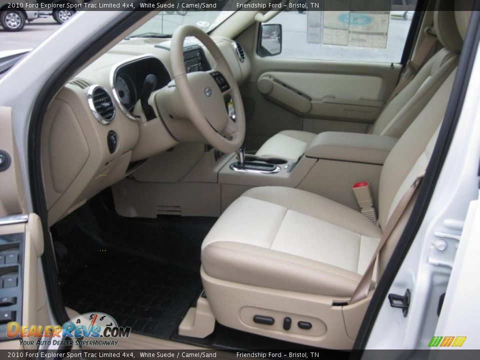 Camel/Sand Interior - 2010 Ford Explorer Sport Trac Limited 4x4 Photo #13