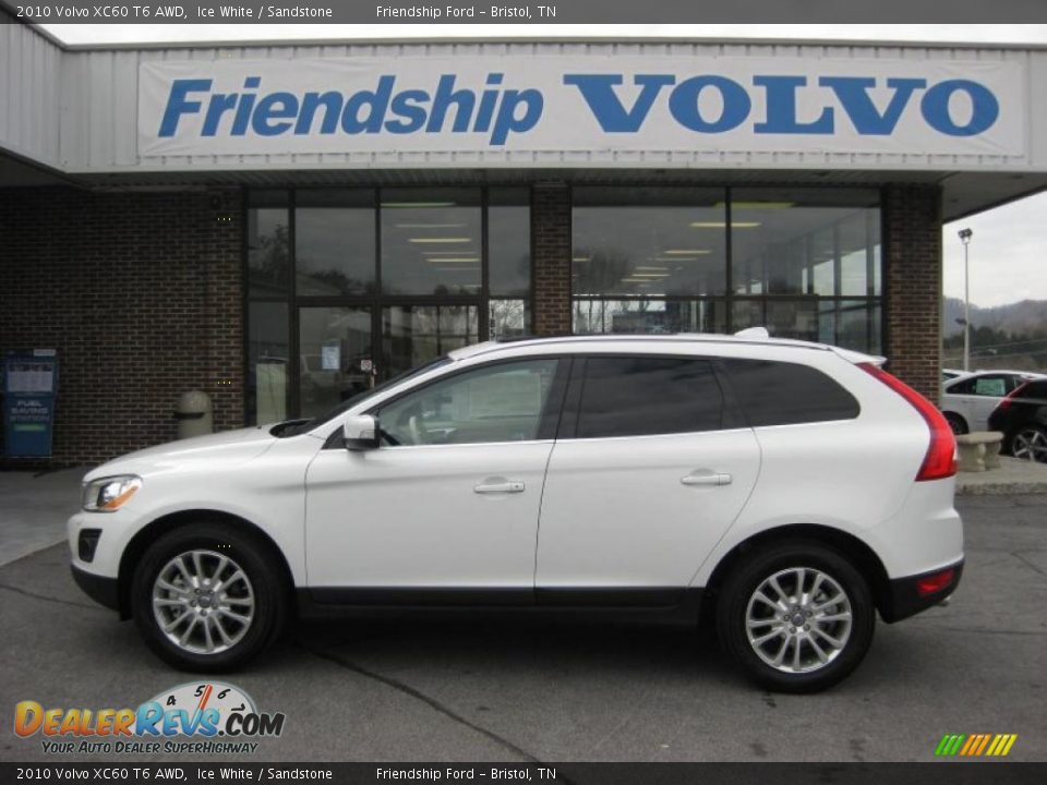 2010 Volvo XC60 T6 AWD Ice White / Sandstone Photo #1