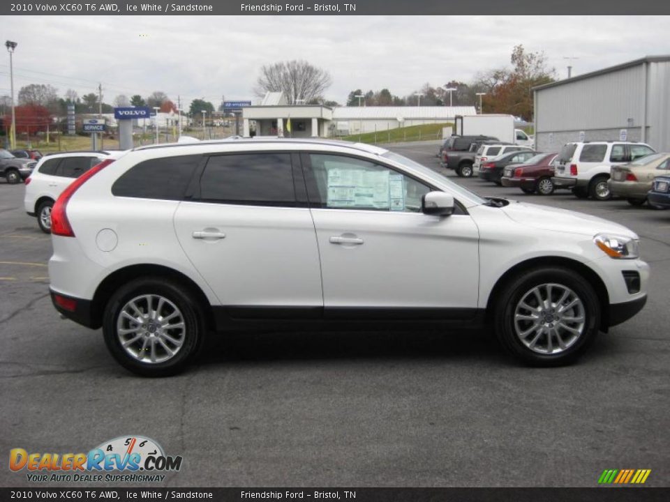 2010 Volvo XC60 T6 AWD Ice White / Sandstone Photo #5