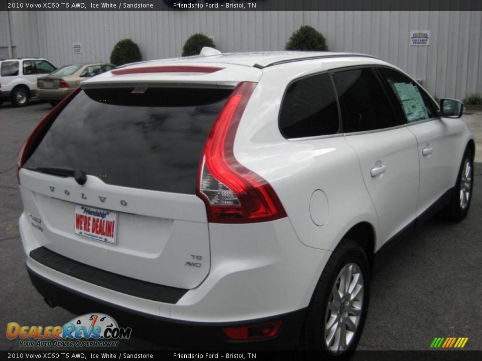 2010 Volvo XC60 T6 AWD Ice White / Sandstone Photo #6