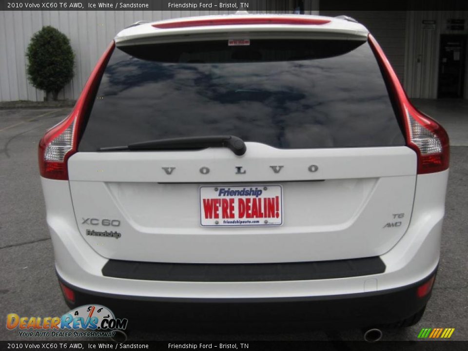 2010 Volvo XC60 T6 AWD Ice White / Sandstone Photo #7