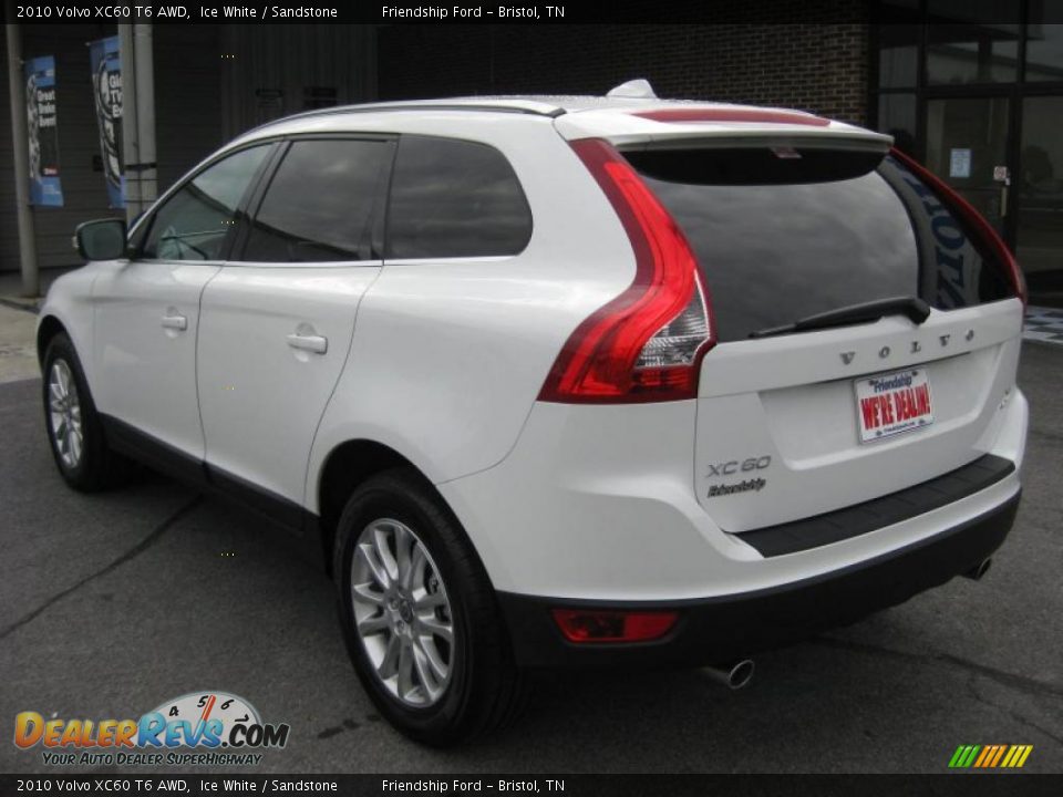 2010 Volvo XC60 T6 AWD Ice White / Sandstone Photo #8