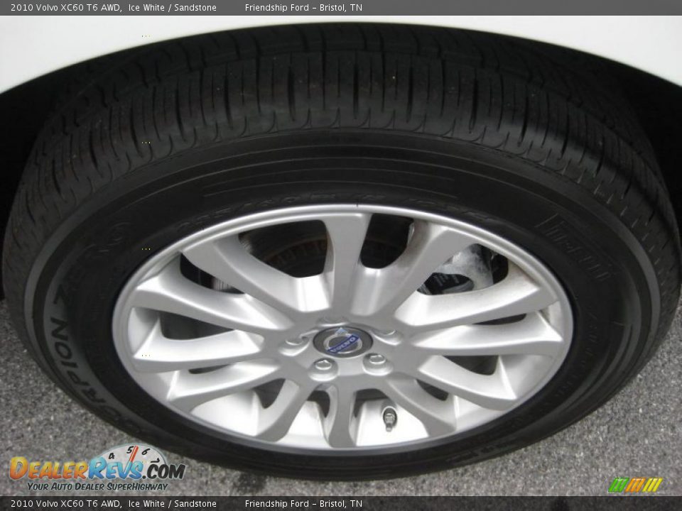 2010 Volvo XC60 T6 AWD Ice White / Sandstone Photo #9