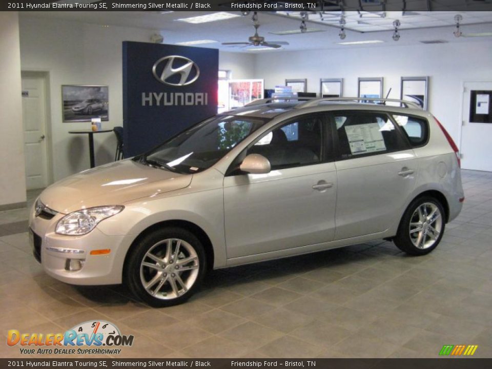 2011 Hyundai Elantra Touring SE Shimmering Silver Metallic / Black Photo #1
