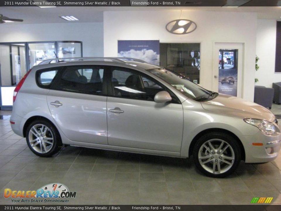 2011 Hyundai Elantra Touring SE Shimmering Silver Metallic / Black Photo #5
