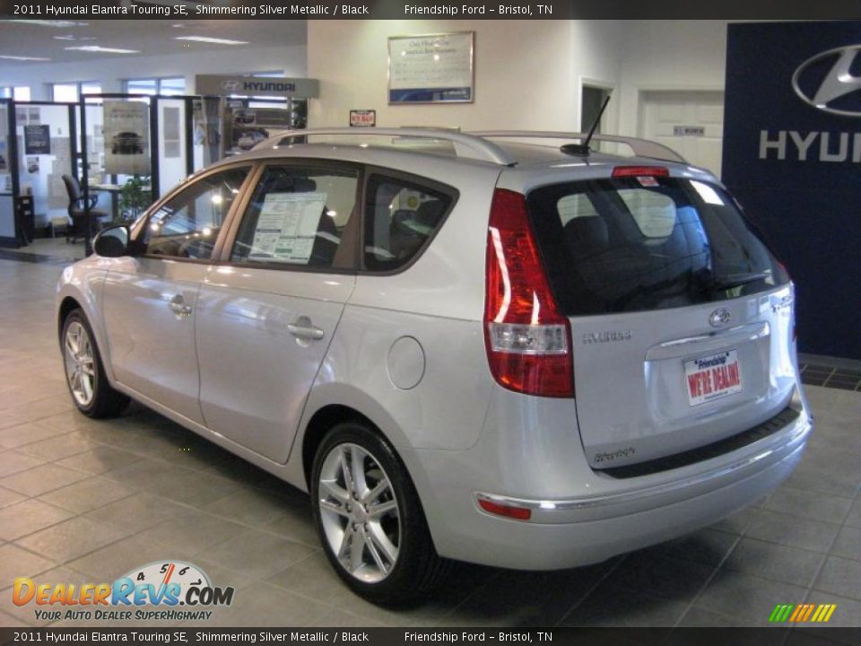 2011 Hyundai Elantra Touring SE Shimmering Silver Metallic / Black Photo #8
