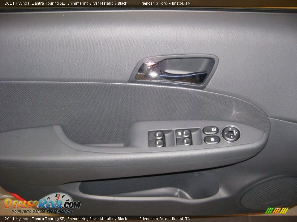 2011 Hyundai Elantra Touring SE Shimmering Silver Metallic / Black Photo #14