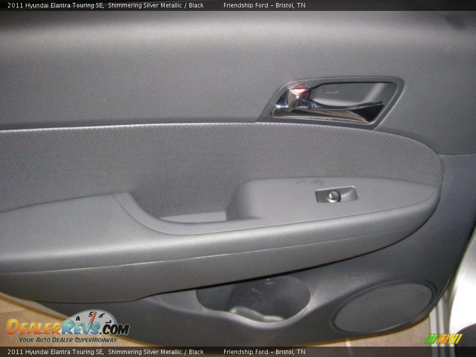 2011 Hyundai Elantra Touring SE Shimmering Silver Metallic / Black Photo #17