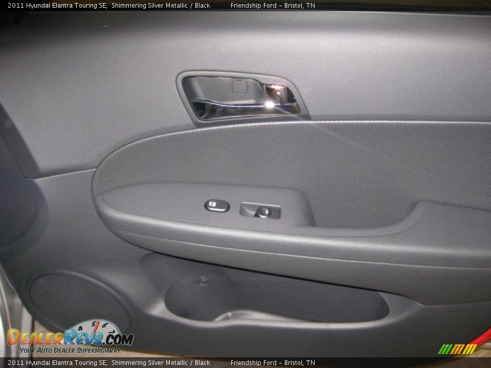 2011 Hyundai Elantra Touring SE Shimmering Silver Metallic / Black Photo #20