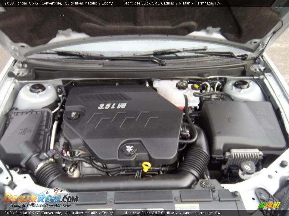 2009 Pontiac G6 GT Convertible 3.5 Liter OHV 12-Valve VVT V6 Engine Photo #13