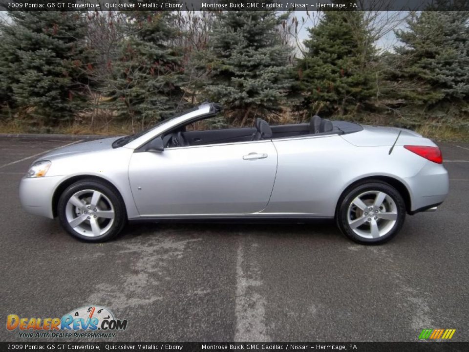 Quicksilver Metallic 2009 Pontiac G6 GT Convertible Photo #14