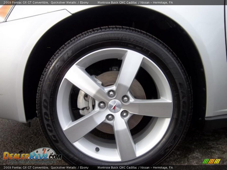 2009 Pontiac G6 GT Convertible Wheel Photo #15