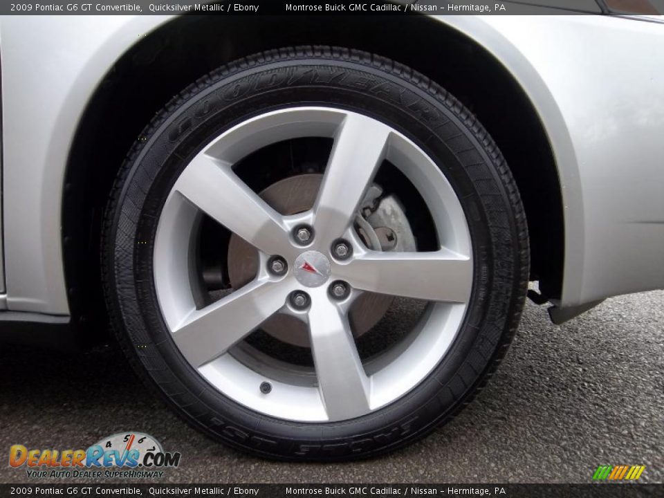 2009 Pontiac G6 GT Convertible Wheel Photo #19