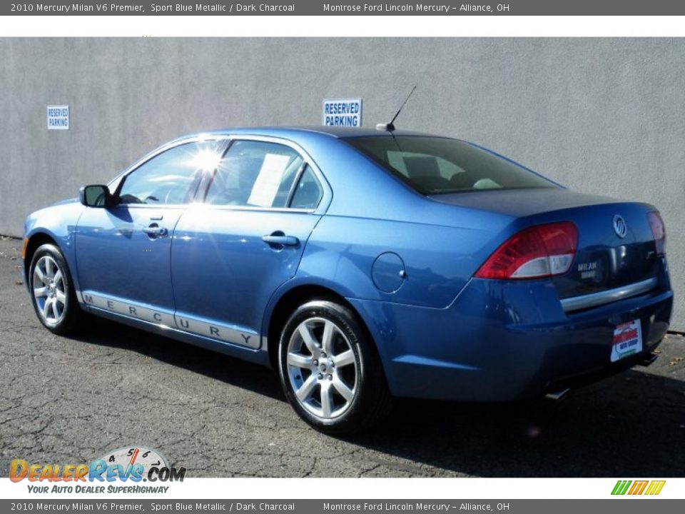 2010 Mercury Milan V6 Premier Sport Blue Metallic / Dark Charcoal Photo #4