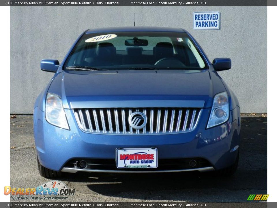 2010 Mercury Milan V6 Premier Sport Blue Metallic / Dark Charcoal Photo #7
