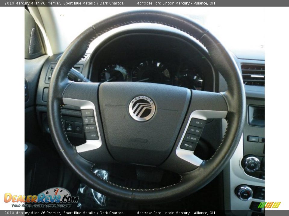 2010 Mercury Milan V6 Premier Sport Blue Metallic / Dark Charcoal Photo #9