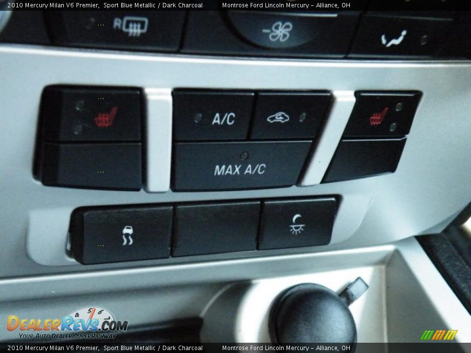 2010 Mercury Milan V6 Premier Sport Blue Metallic / Dark Charcoal Photo #14