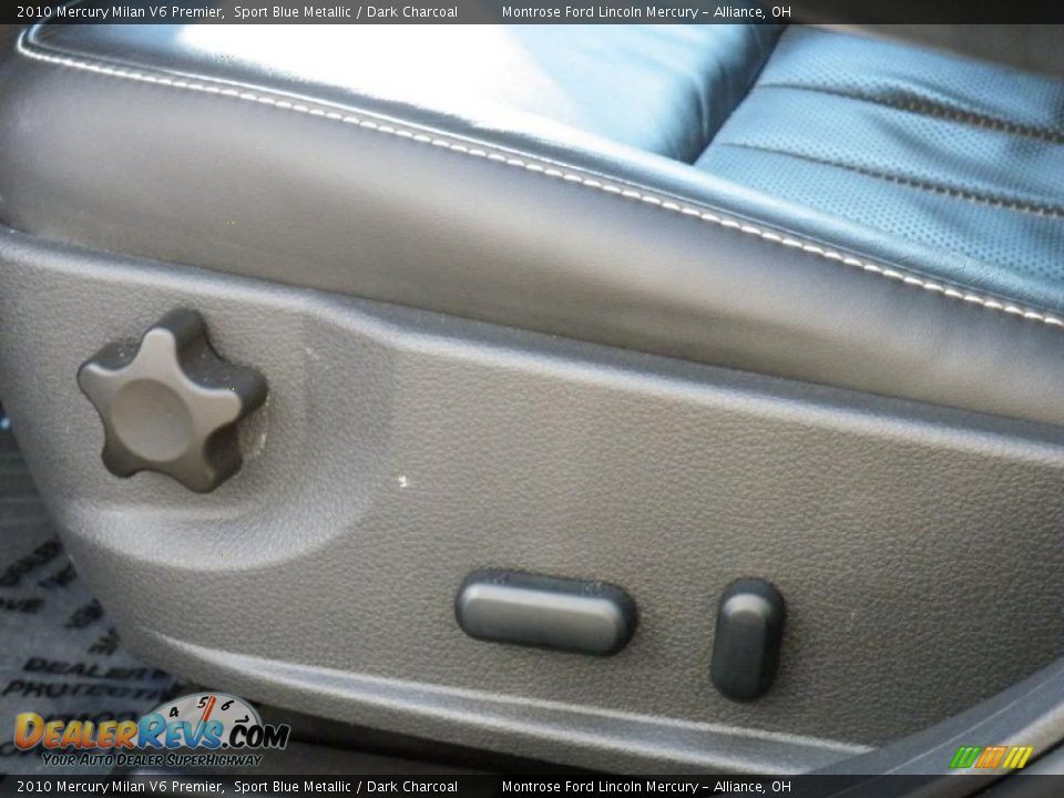 2010 Mercury Milan V6 Premier Sport Blue Metallic / Dark Charcoal Photo #17