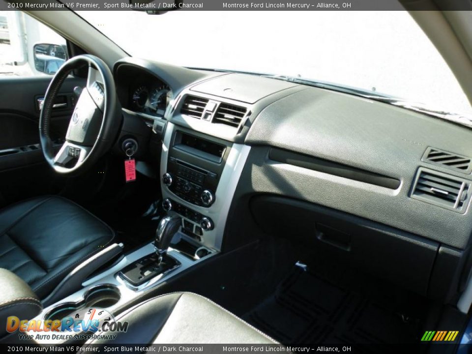 2010 Mercury Milan V6 Premier Sport Blue Metallic / Dark Charcoal Photo #19