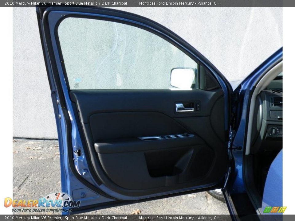 2010 Mercury Milan V6 Premier Sport Blue Metallic / Dark Charcoal Photo #20