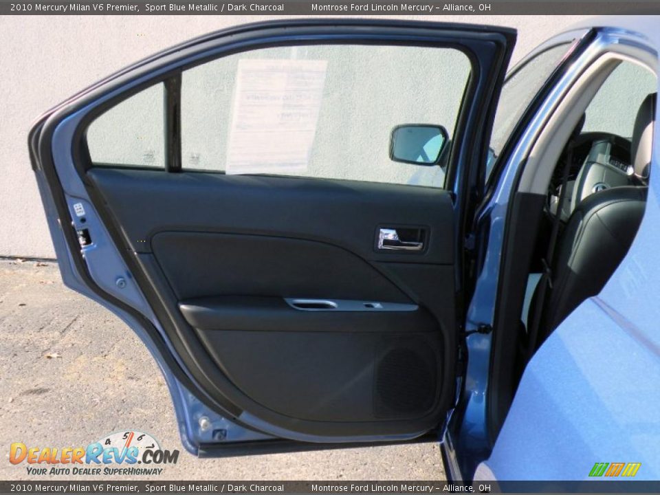 2010 Mercury Milan V6 Premier Sport Blue Metallic / Dark Charcoal Photo #22