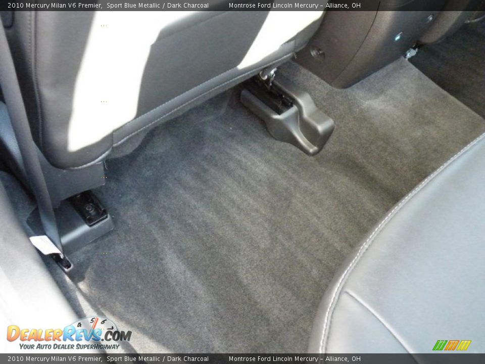 2010 Mercury Milan V6 Premier Sport Blue Metallic / Dark Charcoal Photo #24
