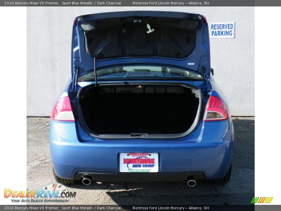 2010 Mercury Milan V6 Premier Sport Blue Metallic / Dark Charcoal Photo #26
