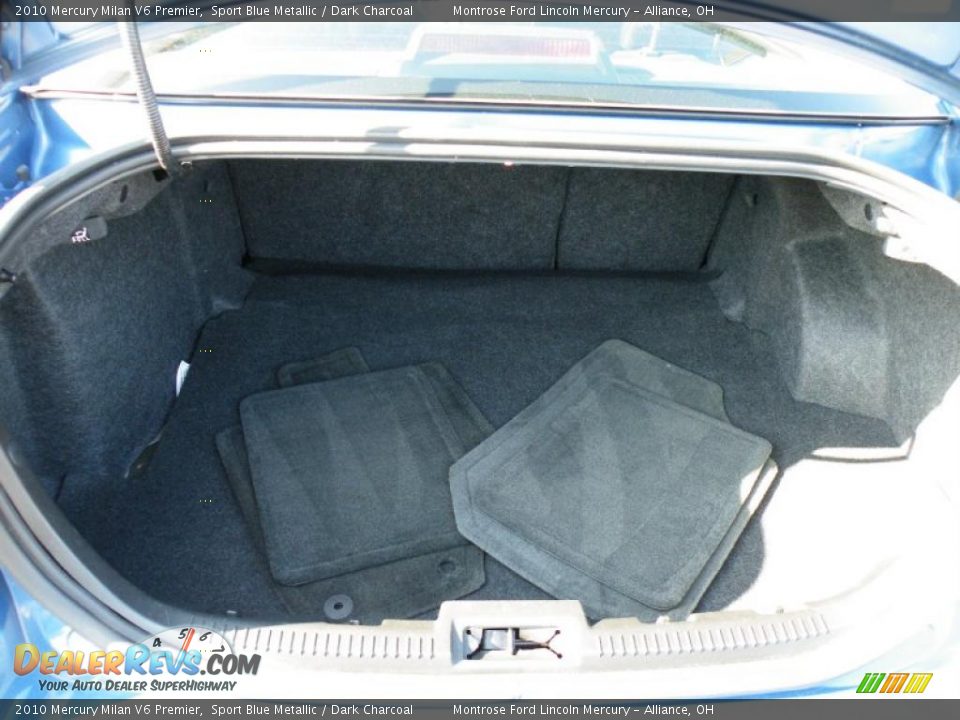 2010 Mercury Milan V6 Premier Sport Blue Metallic / Dark Charcoal Photo #27
