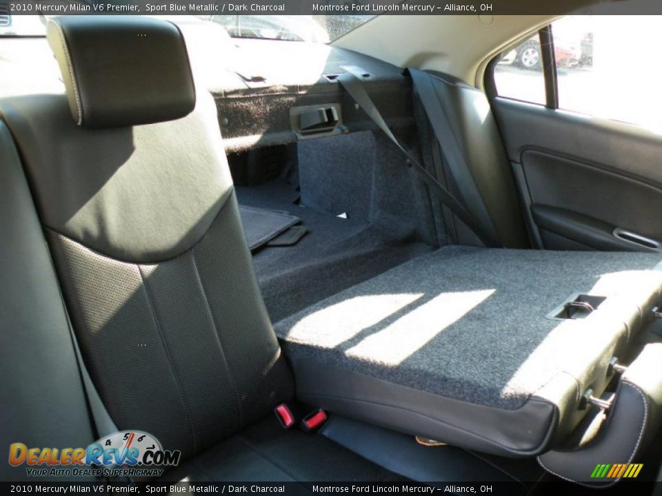 2010 Mercury Milan V6 Premier Sport Blue Metallic / Dark Charcoal Photo #28
