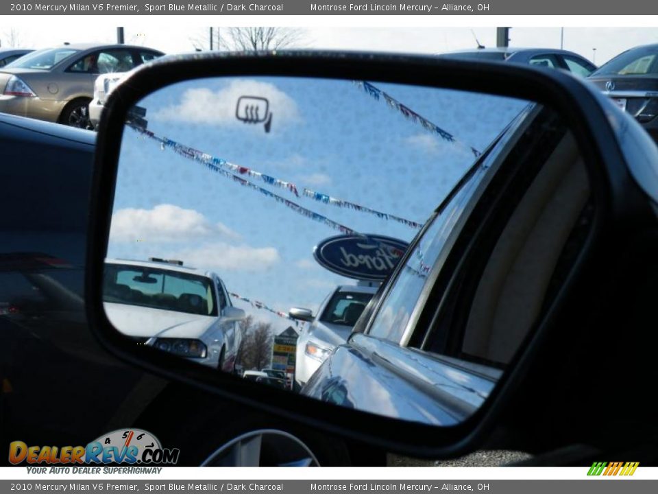2010 Mercury Milan V6 Premier Sport Blue Metallic / Dark Charcoal Photo #32