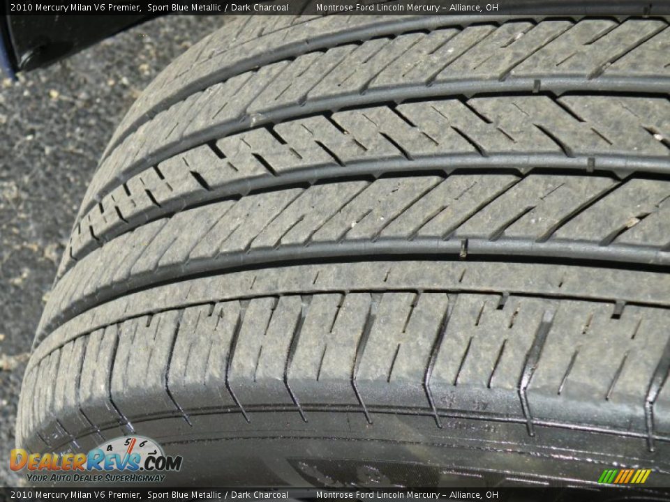 2010 Mercury Milan V6 Premier Sport Blue Metallic / Dark Charcoal Photo #33
