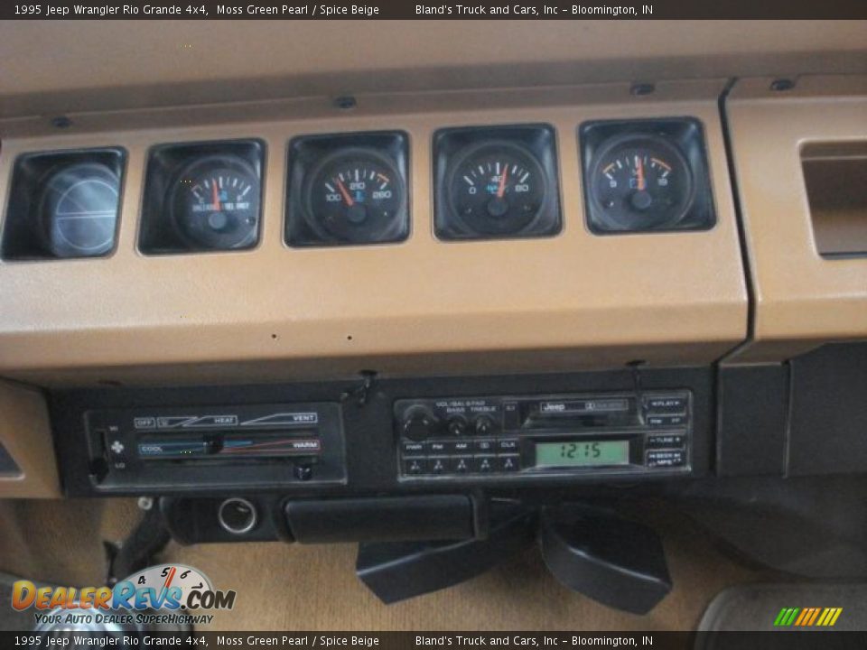 1995 Jeep Wrangler Rio Grande 4x4 Gauges Photo #15