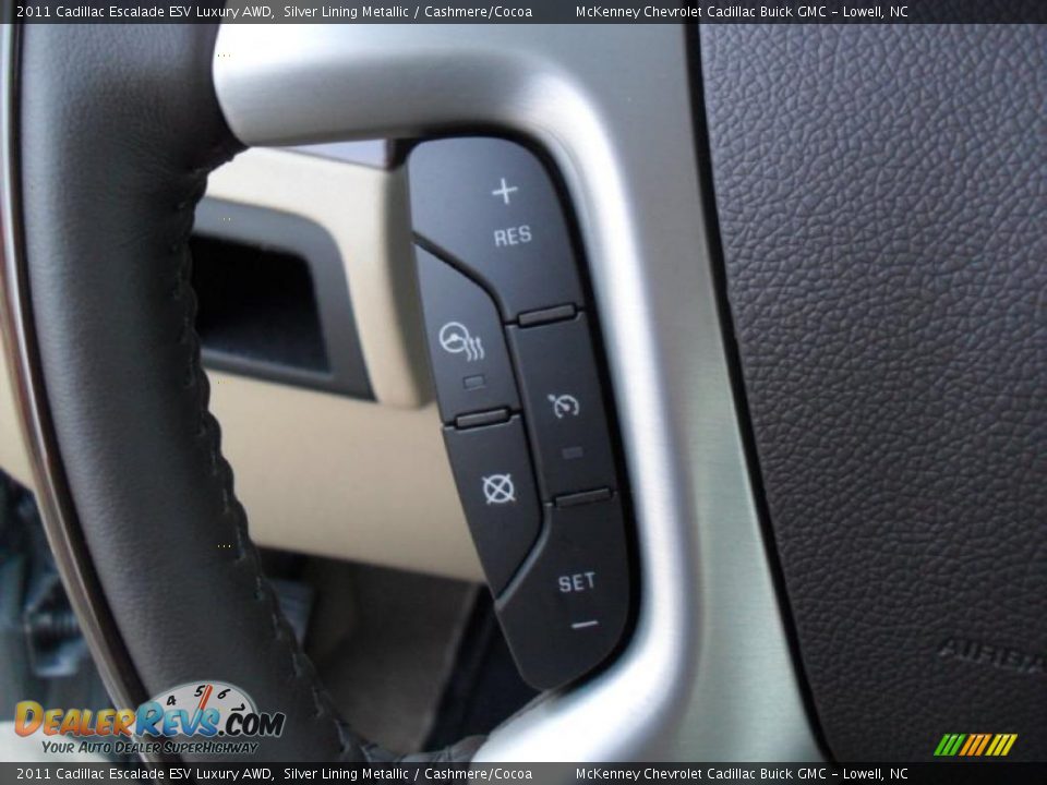 Controls of 2011 Cadillac Escalade ESV Luxury AWD Photo #15