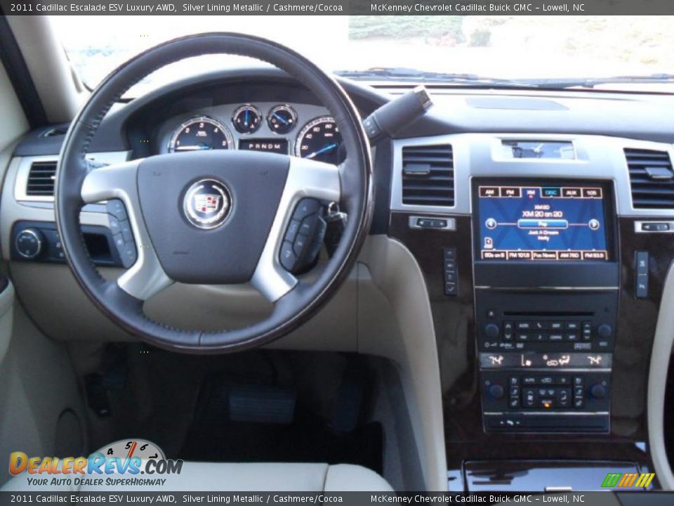 Dashboard of 2011 Cadillac Escalade ESV Luxury AWD Photo #21