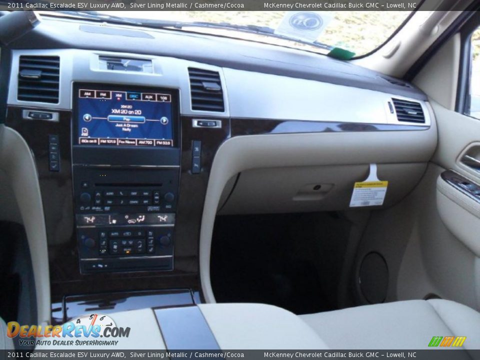 Dashboard of 2011 Cadillac Escalade ESV Luxury AWD Photo #22