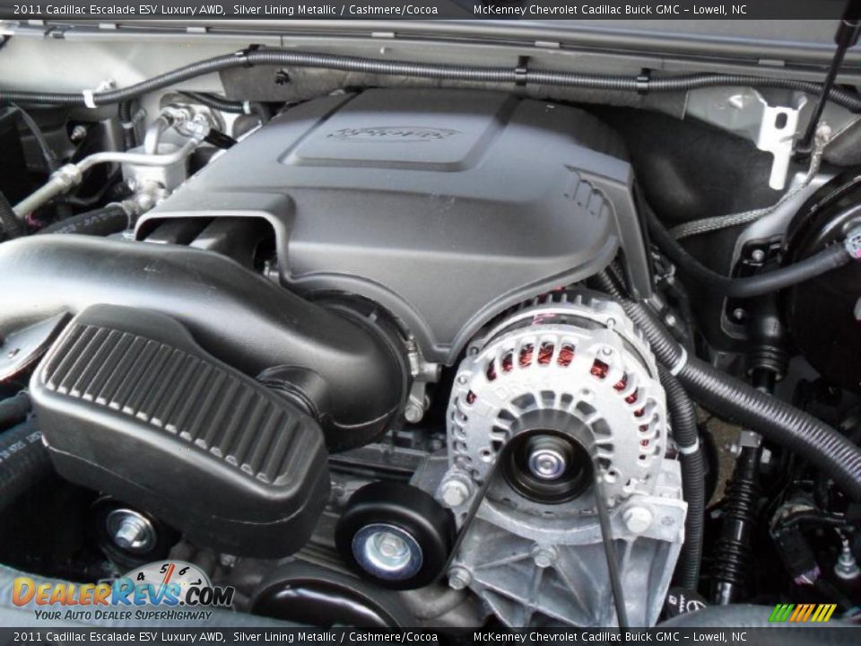 2011 Cadillac Escalade ESV Luxury AWD 6.2 Liter OHV 16-Valve VVT Flex-Fuel V8 Engine Photo #31