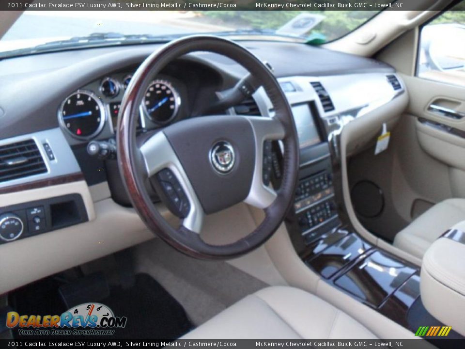 Dashboard of 2011 Cadillac Escalade ESV Luxury AWD Photo #32