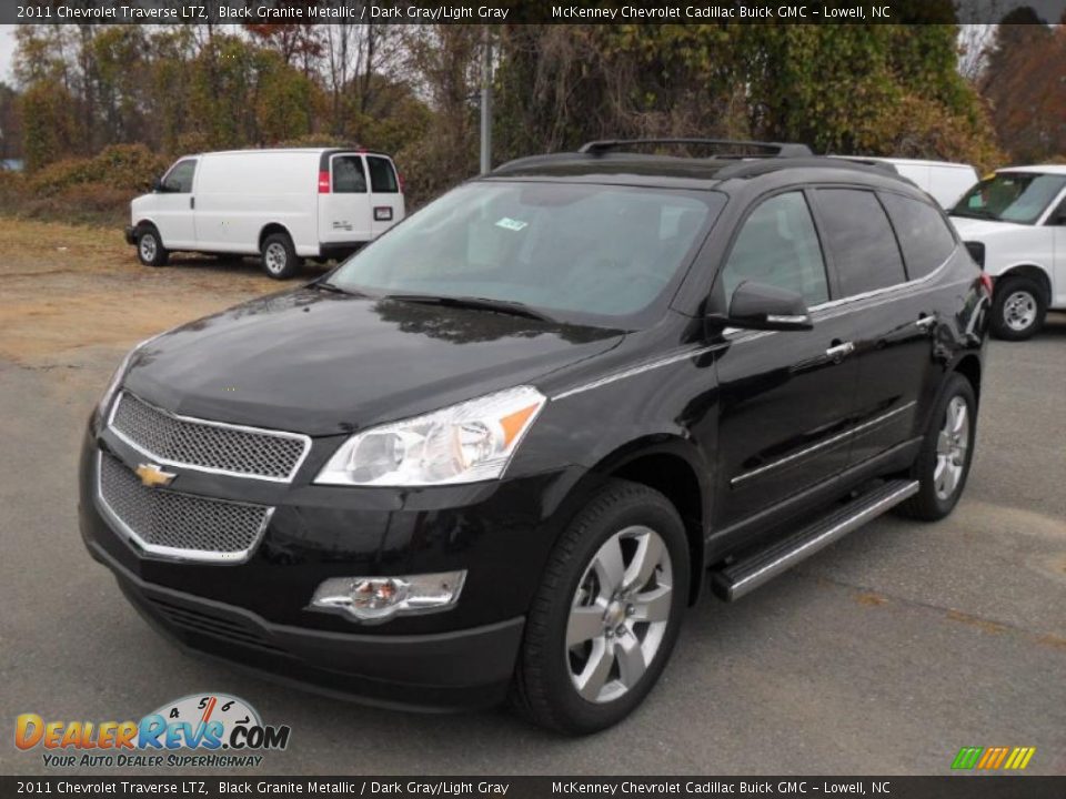 Black Granite Metallic 2011 Chevrolet Traverse LTZ Photo #1