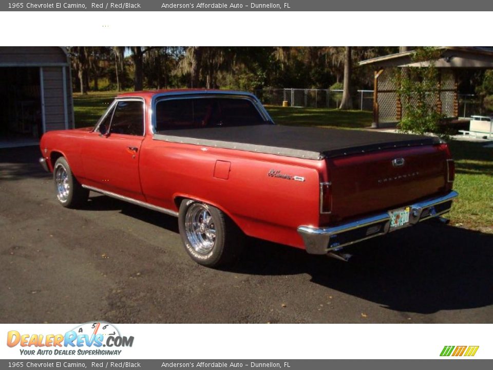 1965 Chevrolet El Camino Red / Red/Black Photo #4