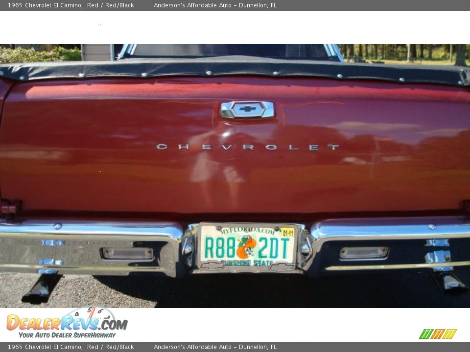 1965 Chevrolet El Camino Red / Red/Black Photo #13