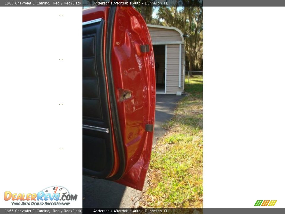 1965 Chevrolet El Camino Red / Red/Black Photo #18