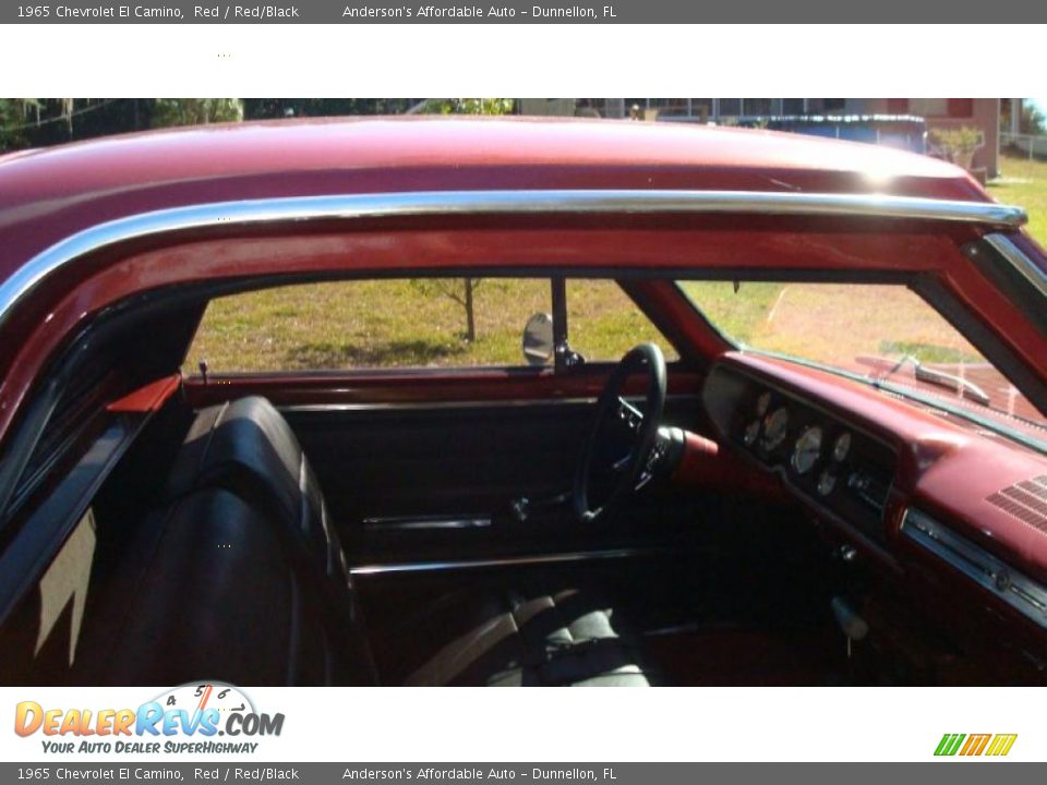 1965 Chevrolet El Camino Red / Red/Black Photo #21