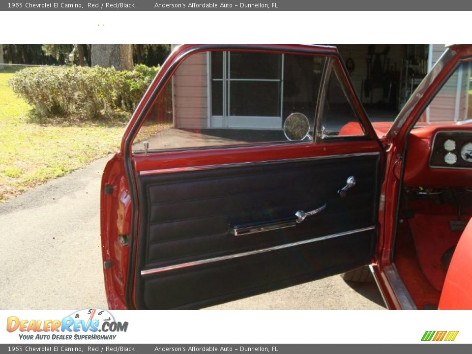 1965 Chevrolet El Camino Red / Red/Black Photo #25