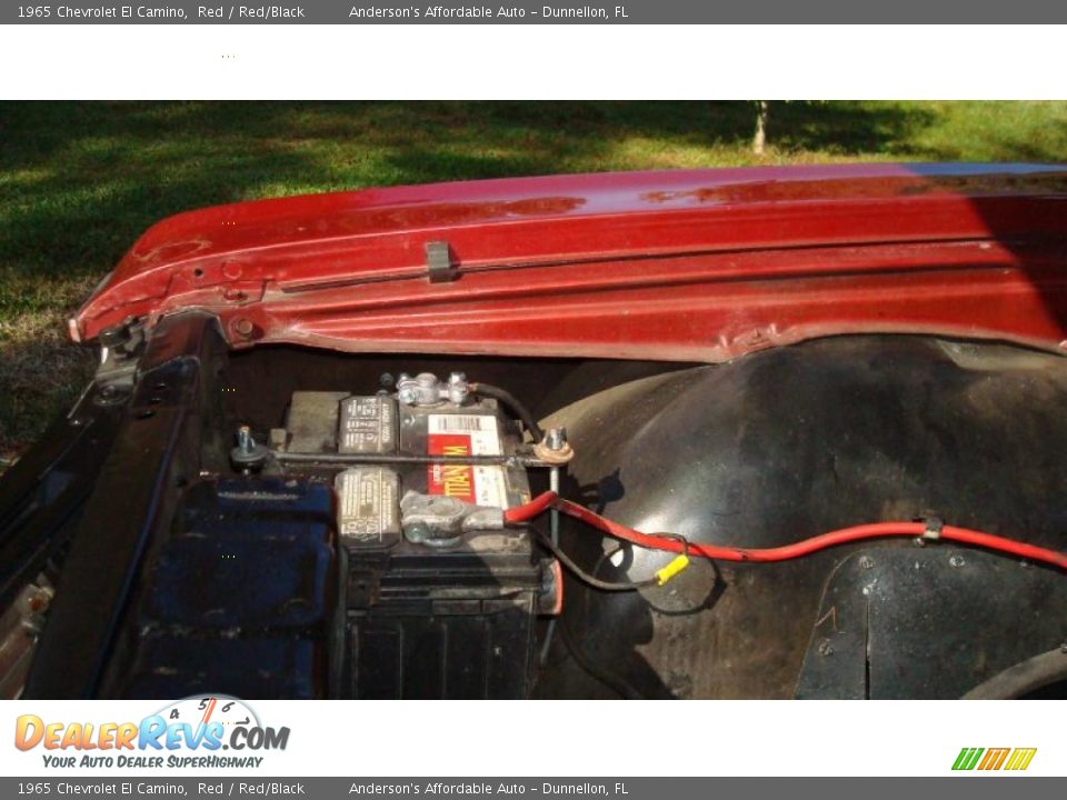 1965 Chevrolet El Camino Red / Red/Black Photo #36