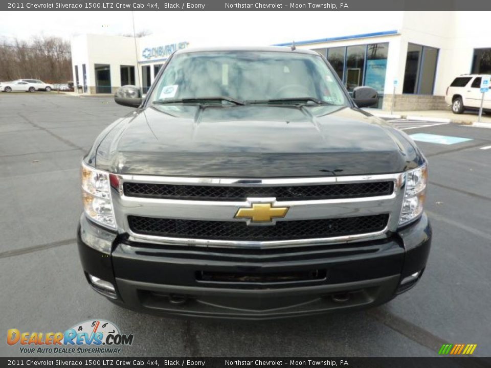 2011 Chevrolet Silverado 1500 LTZ Crew Cab 4x4 Black / Ebony Photo #2