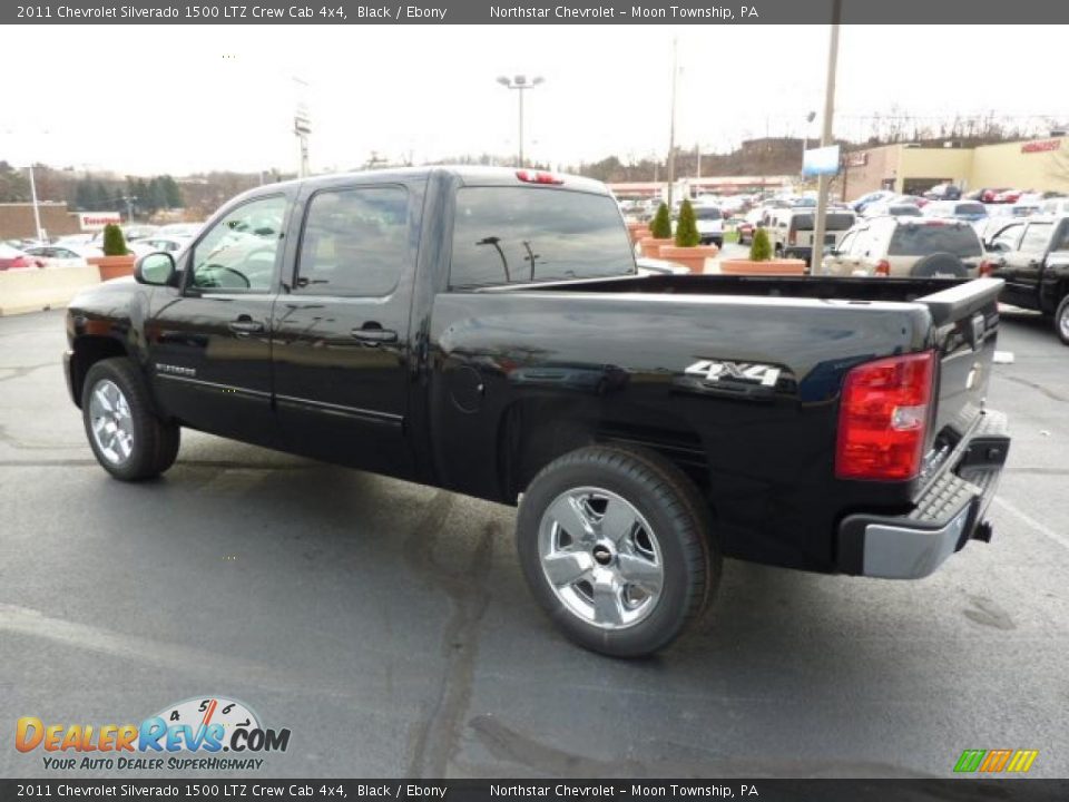 2011 Chevrolet Silverado 1500 LTZ Crew Cab 4x4 Black / Ebony Photo #5