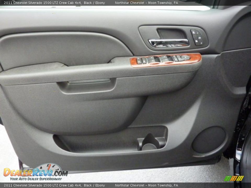 Door Panel of 2011 Chevrolet Silverado 1500 LTZ Crew Cab 4x4 Photo #14