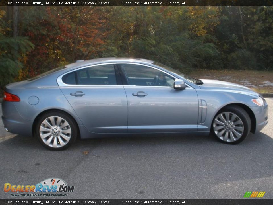 Azure Blue Metallic 2009 Jaguar XF Luxury Photo #2